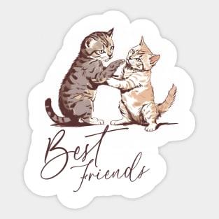 Best Cat Friend Sticker